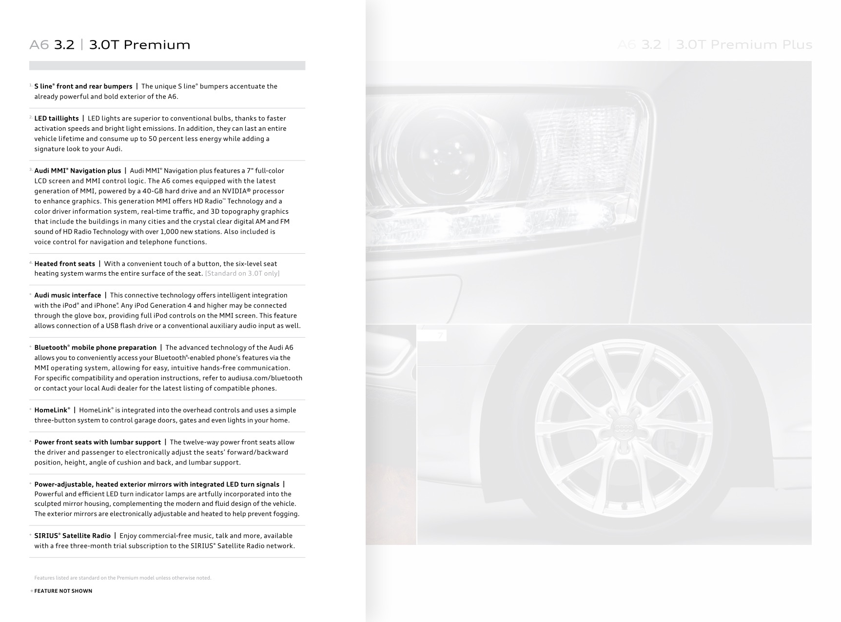 2011 Audi A6 Brochure Page 44